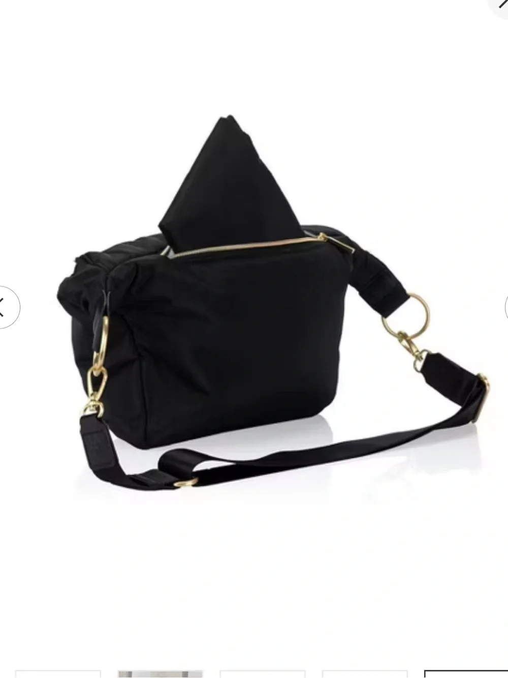 Itzy Ritzy Fanny Pack & Crossbody Diaper Bag - Coffee & Cream